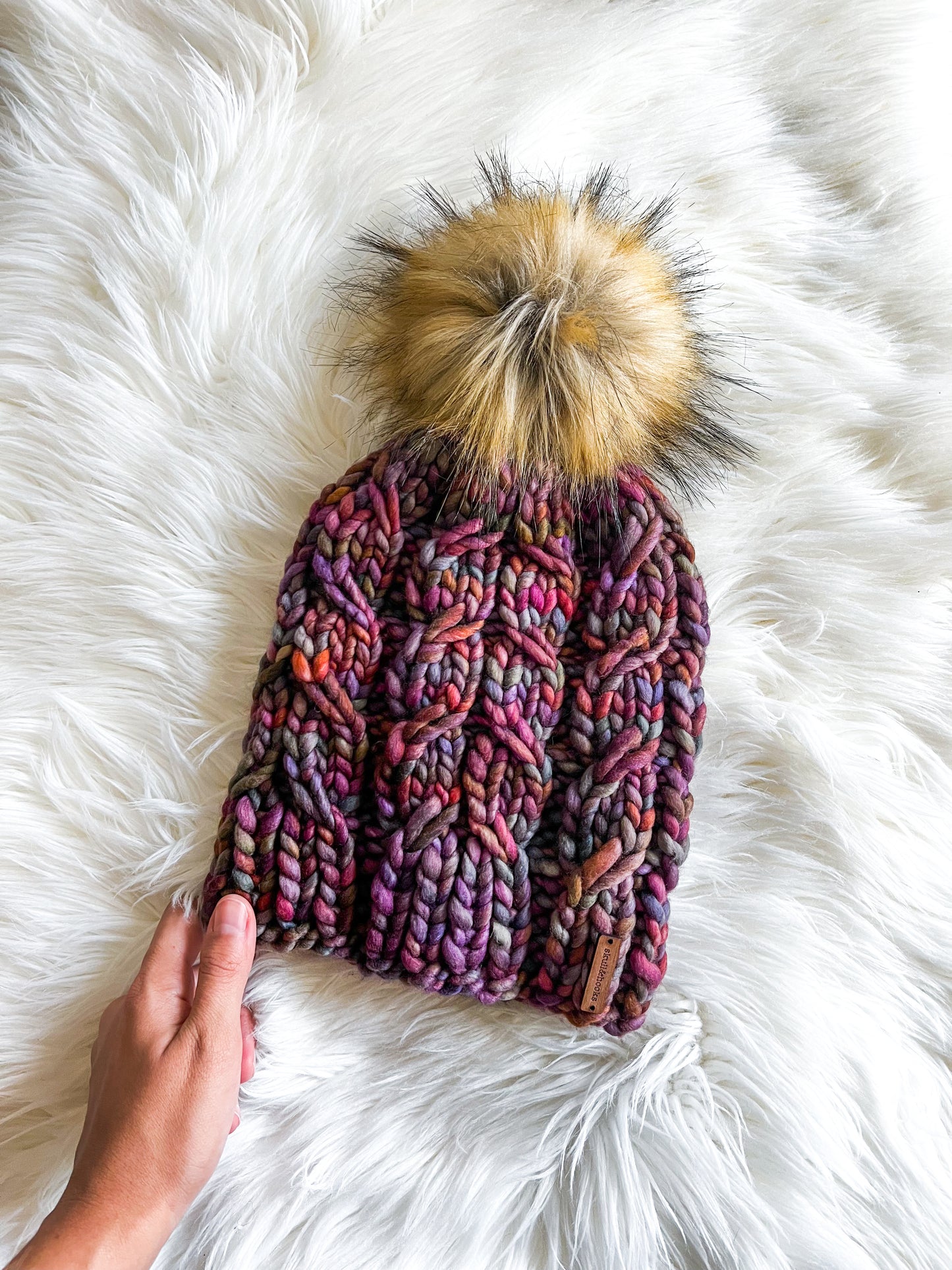 Sugar Twist Beanie DIGITAL Knitting Pattern - Adult Size Only
