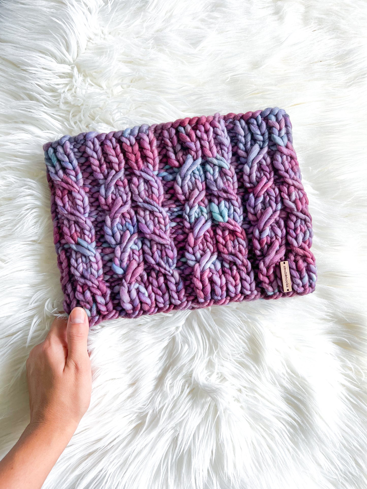 Sugar Twist Cowl DIGITAL Knitting Pattern - Adult Size Only