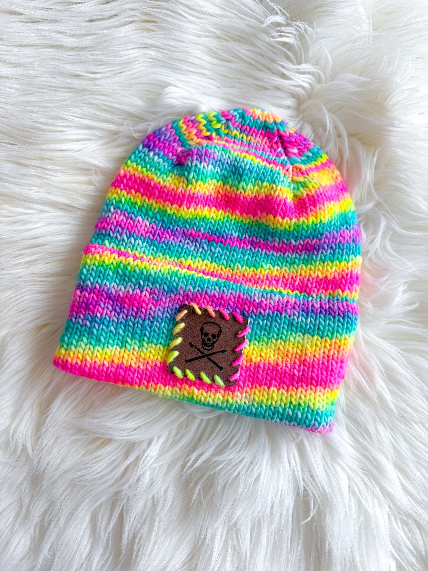 Neon Chaos Beanie