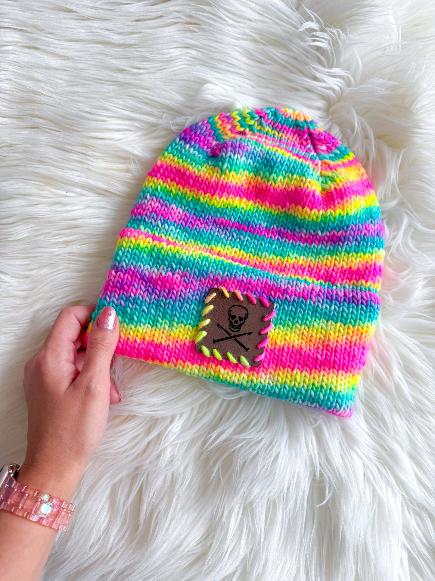 Neon Chaos Beanie