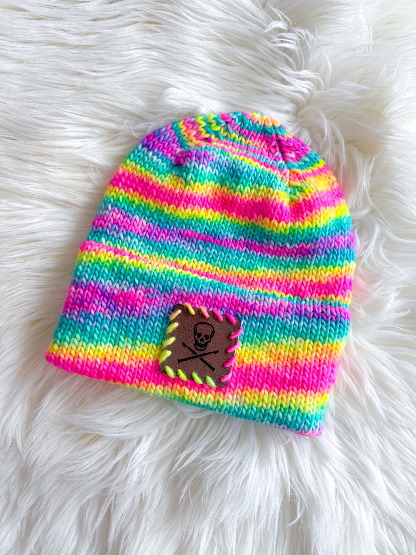 Neon Chaos Beanie