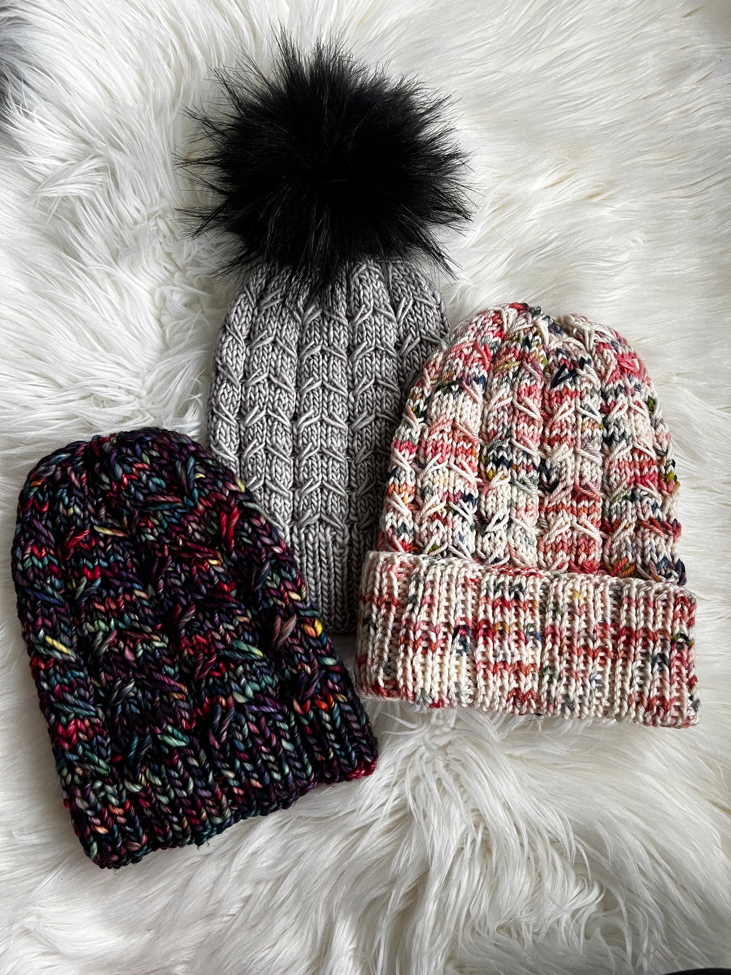 Sugar Twist Lite Beanie DIGITAL Knitting Pattern - Adult Size Only