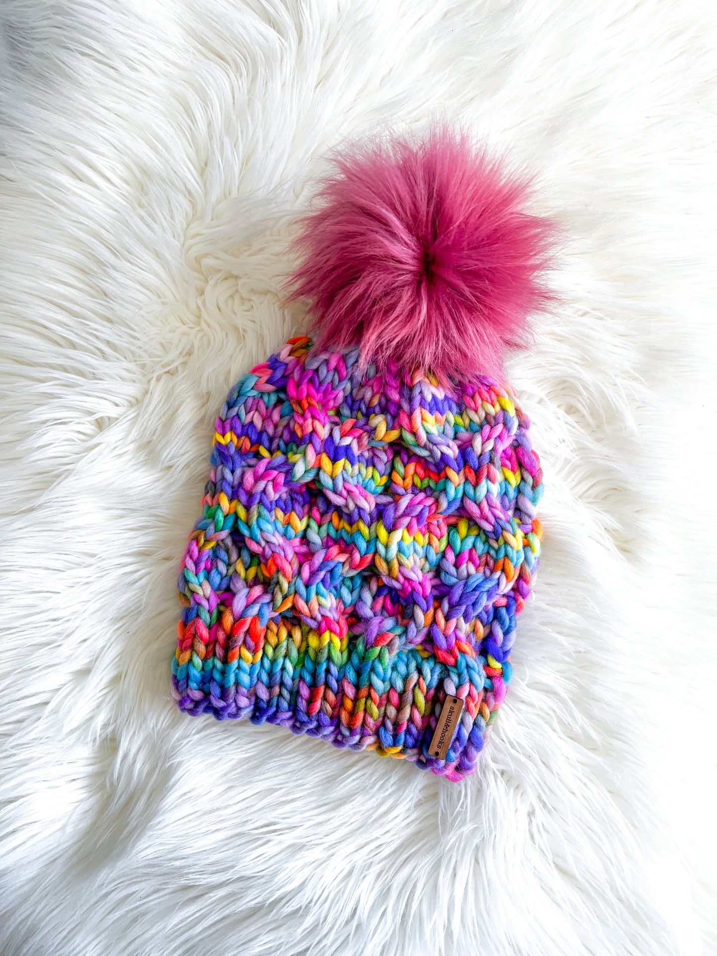 Squiggly Beanie DIGITAL Knitting Pattern - Adult Size Only