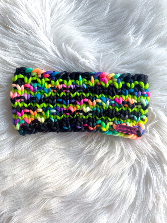Neon Riot Merino Wool Knit Headband