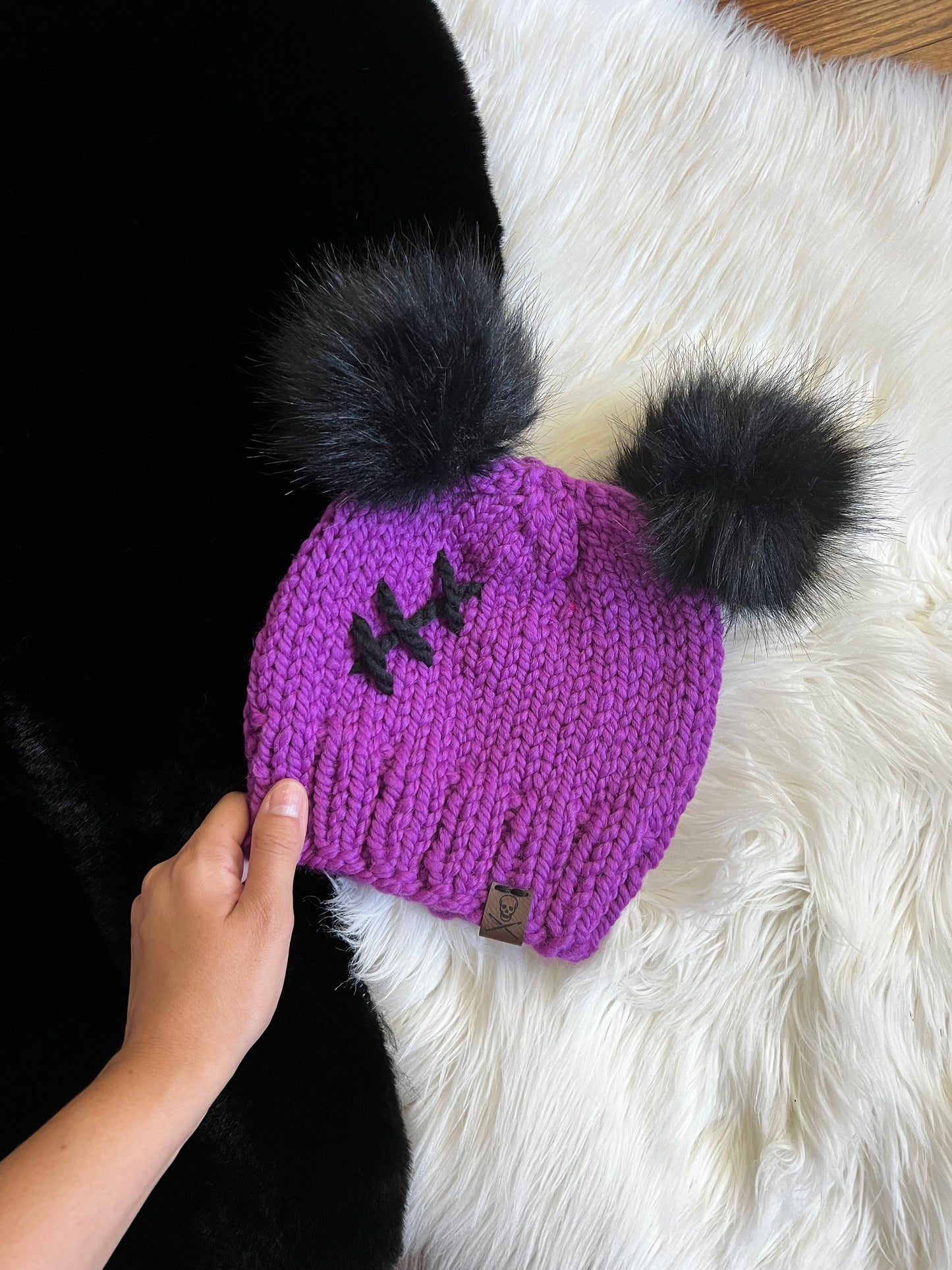 Zombie Beanie DIGITAL Knitting Pattern - All Sizes