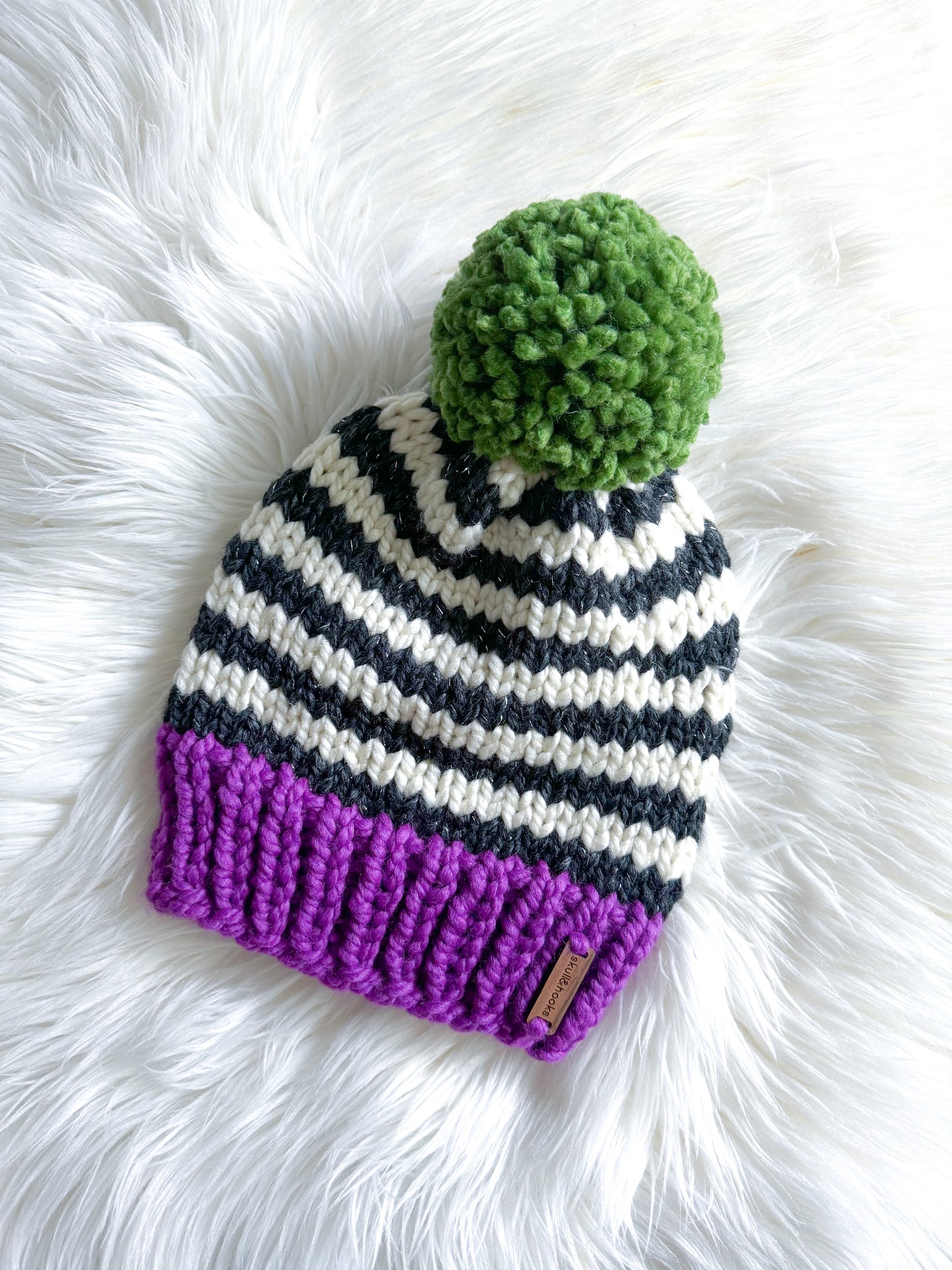 Beetle Demon Beanie DIGITAL Knitting Pattern - All Sizes