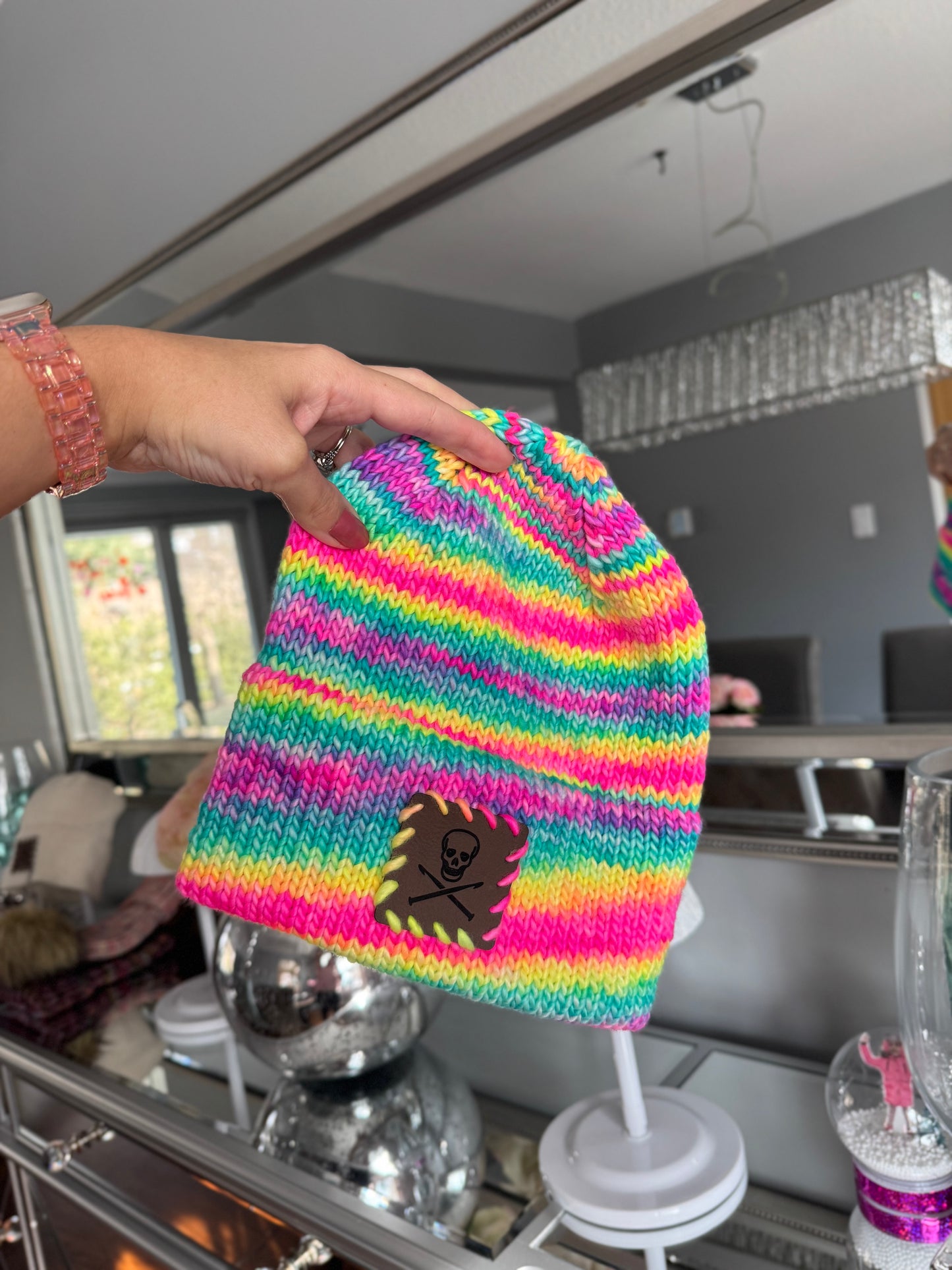 Neon Chaos Beanie