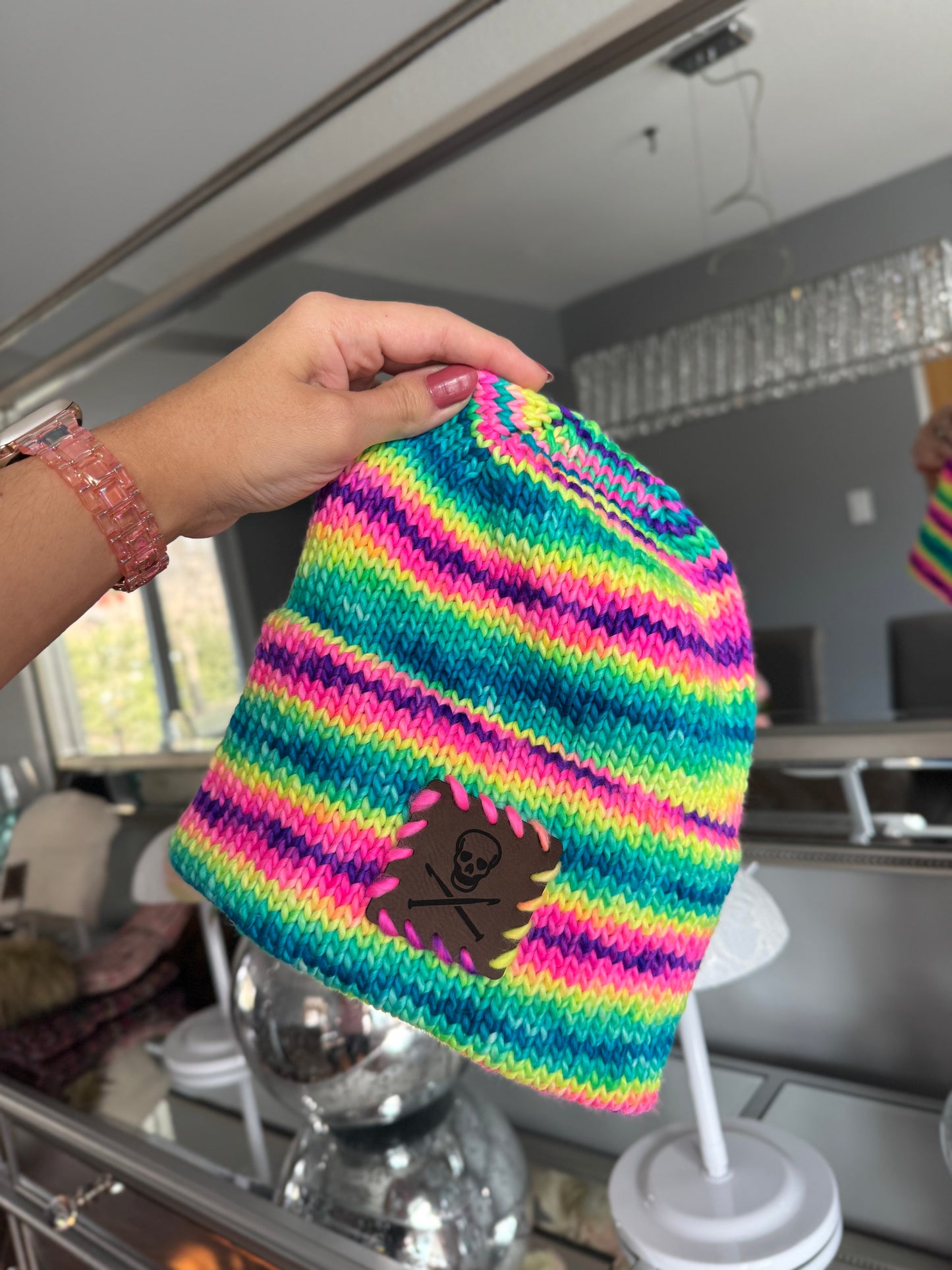 Neon Rave Beanie