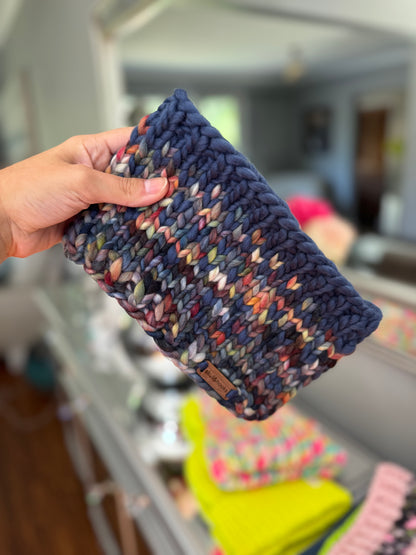 Blueberry Jam Merino Wool Headband – Hand Knit Winter Ear Warmer