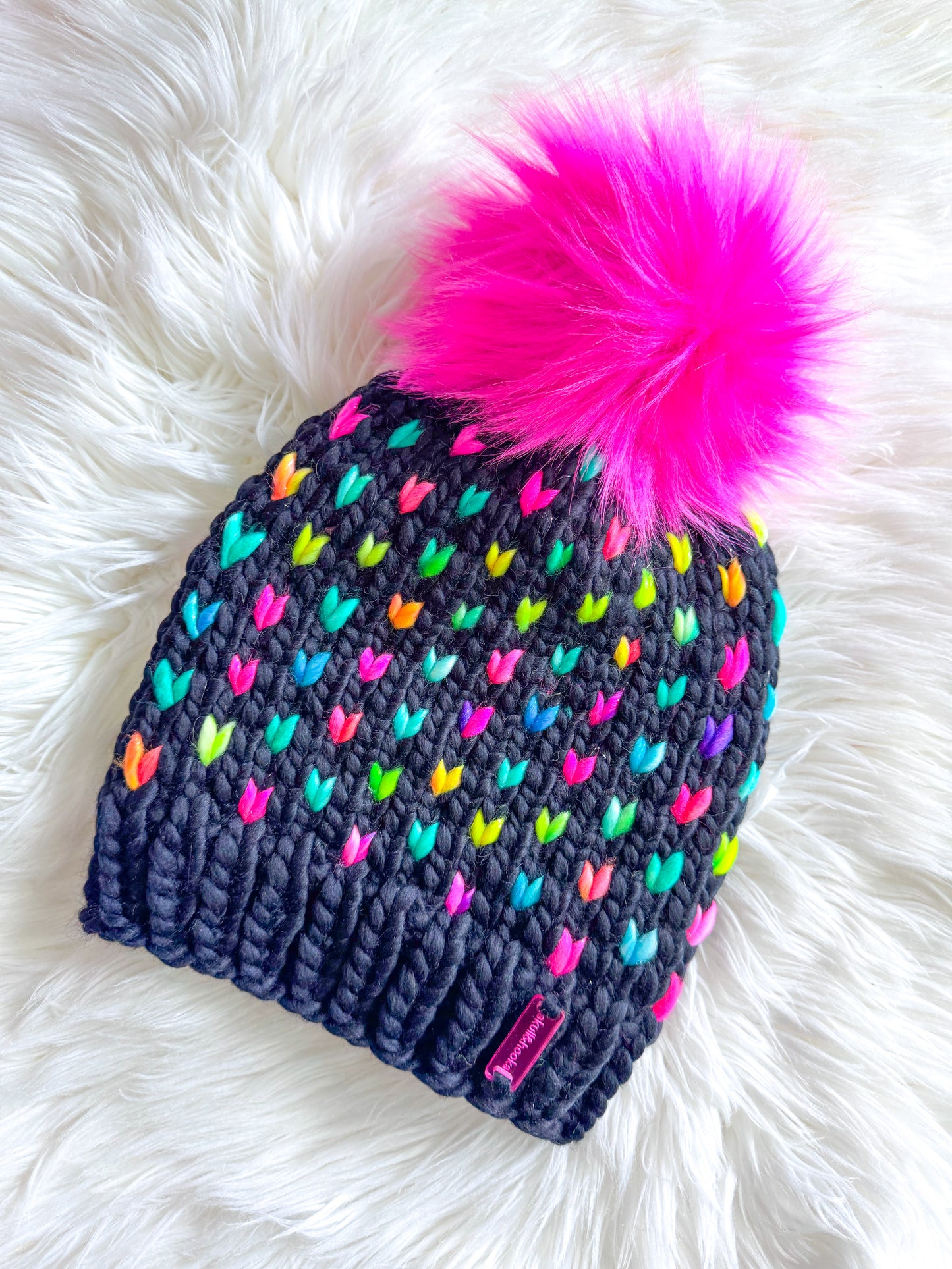 Neon Confetti Beanie