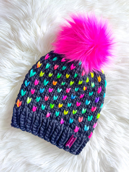 Neon Confetti Beanie