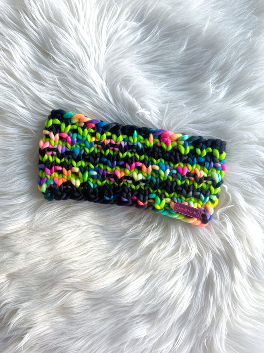 Neon Riot Merino Wool Knit Headband