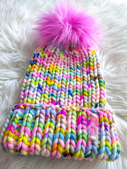 Bubblegum Blast Beanie