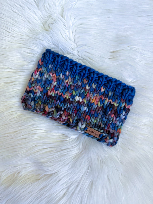 Blueberry Jam Merino Wool Headband – Hand Knit Winter Ear Warmer